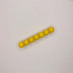 Wooden bead sticks
 color-#4 yellow Wooden Bead Stick with-7 wooden balls