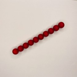 Wooden bead sticks
 color-#1 dark red Wooden Bead Stick with-10 wooden balls