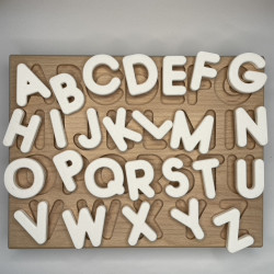 Set ABC puzzle board and...