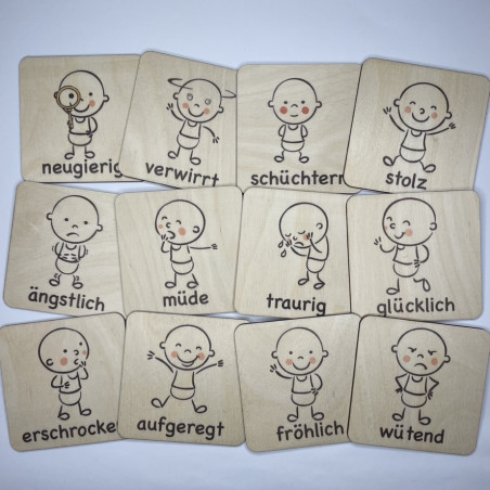Montessori Emotionskarten Neutral
