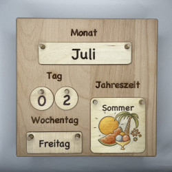 Montessori permanent calendar mini